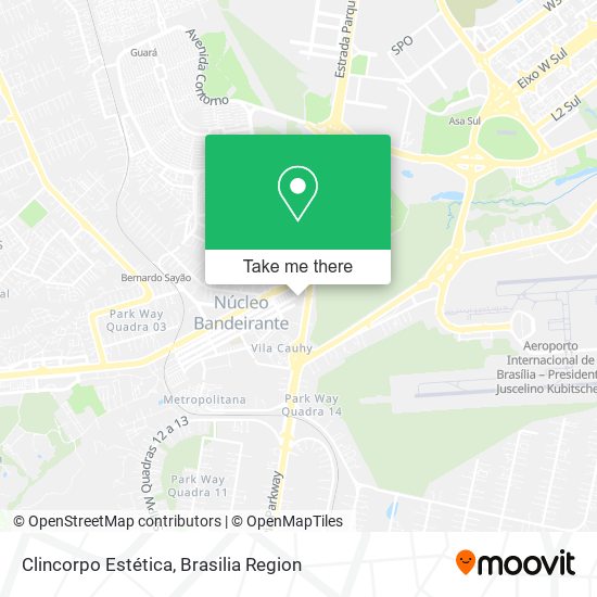 Clincorpo Estética map