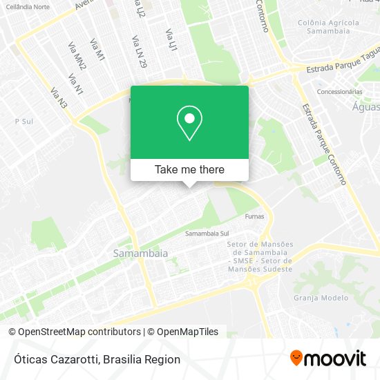 Óticas Cazarotti map