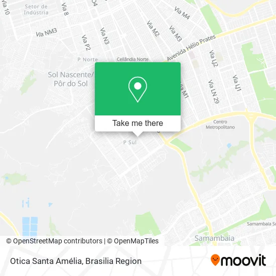 Otica Santa Amélia map