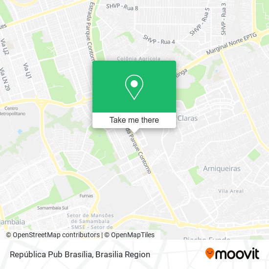 República Pub Brasília map