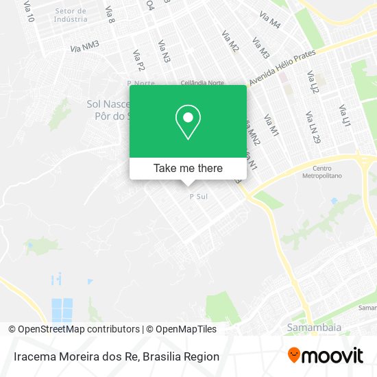 Iracema Moreira dos Re map