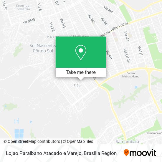 Lojao Paraibano Atacado e Varejo map