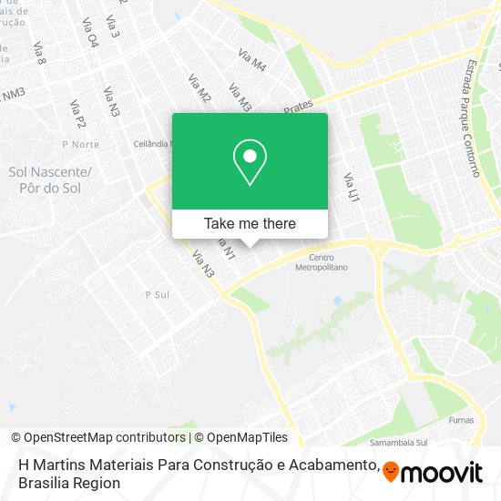 H Martins Materiais Para Construção e Acabamento map