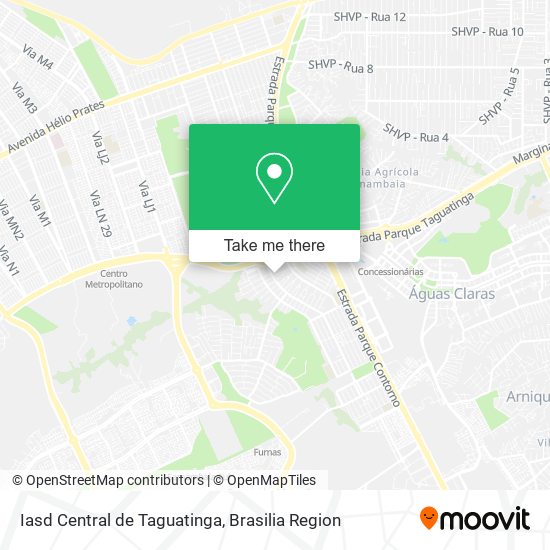 Iasd Central de Taguatinga map