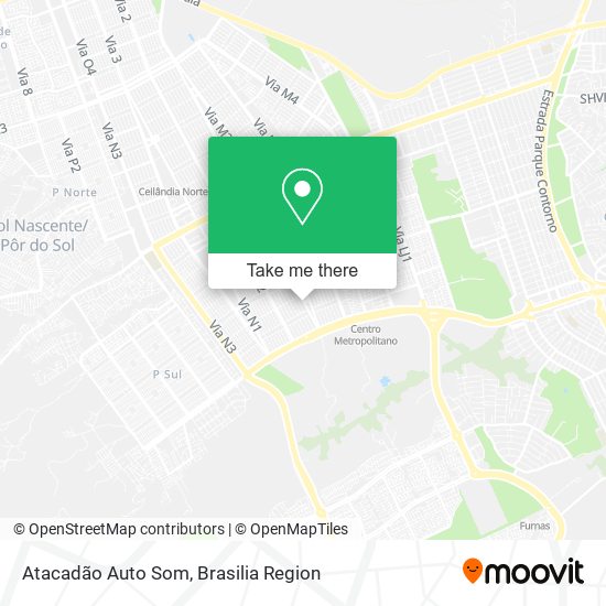 Atacadão Auto Som map