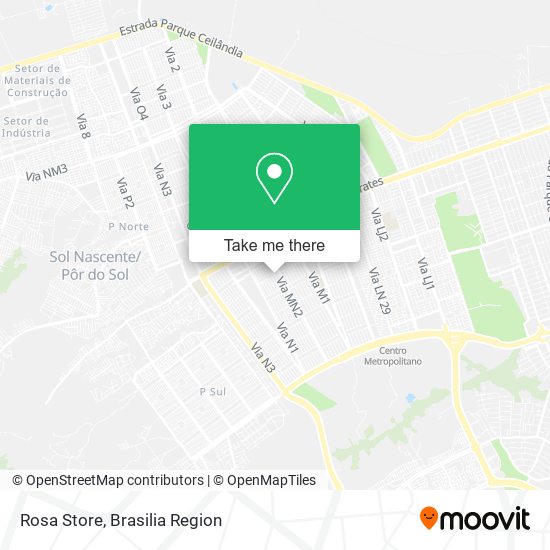 Rosa Store map