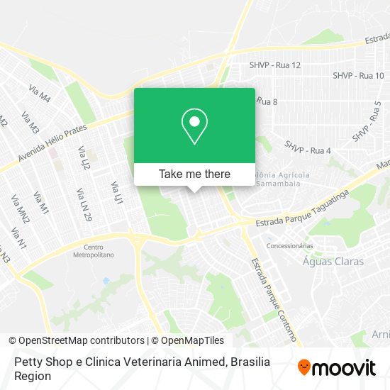 Petty Shop e Clinica Veterinaria Animed map