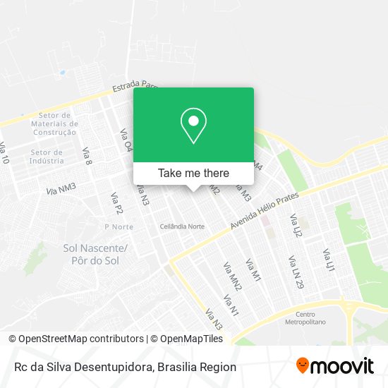 Rc da Silva Desentupidora map