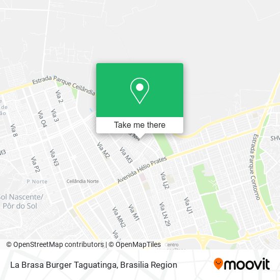 La Brasa Burger Taguatinga map