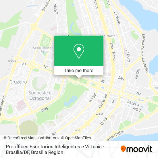 Prooffices Escritórios Inteligentes e Virtuais - Brasília / DF map