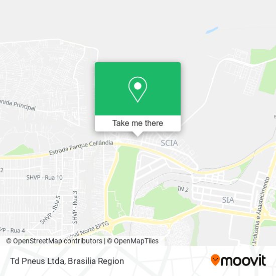 Td Pneus Ltda map