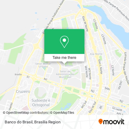 Banco do Brasil map