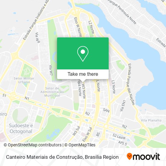 Canteiro Materiais de Construção map