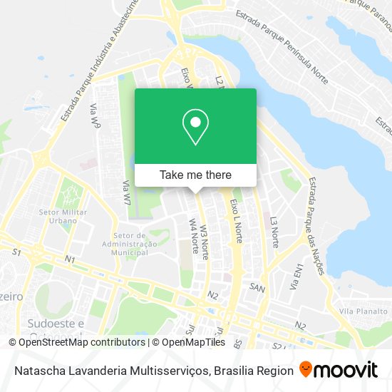 Natascha Lavanderia Multisserviços map