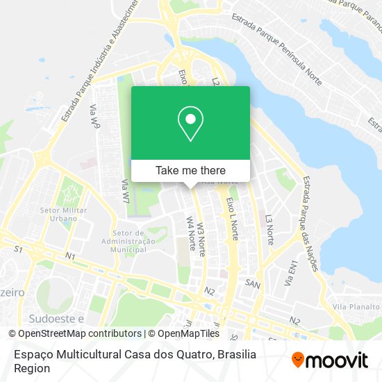 Espaço Multicultural Casa dos Quatro map