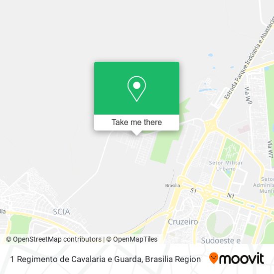 1 Regimento de Cavalaria e Guarda map