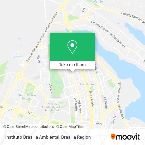 Instituto Brasilia Ambiental map