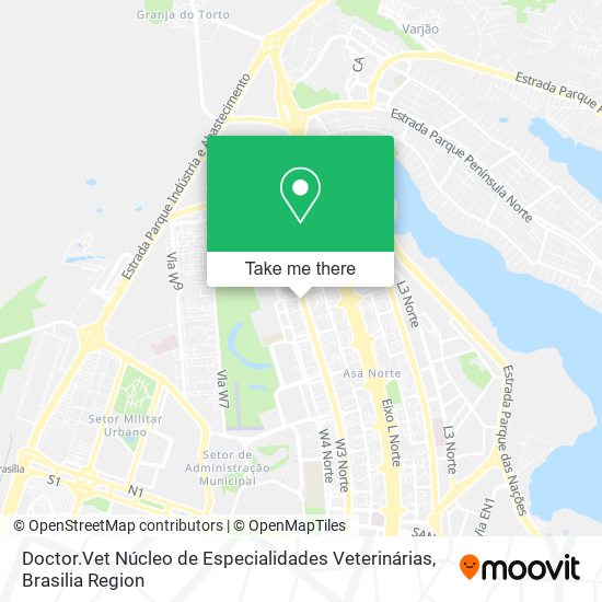 Doctor.Vet Núcleo de Especialidades Veterinárias map