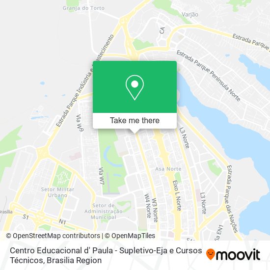 Centro Educacional d' Paula - Supletivo-Eja e Cursos Técnicos map