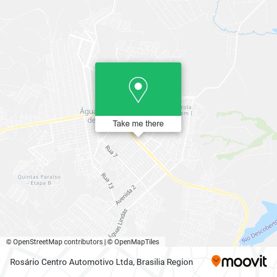Rosário Centro Automotivo Ltda map