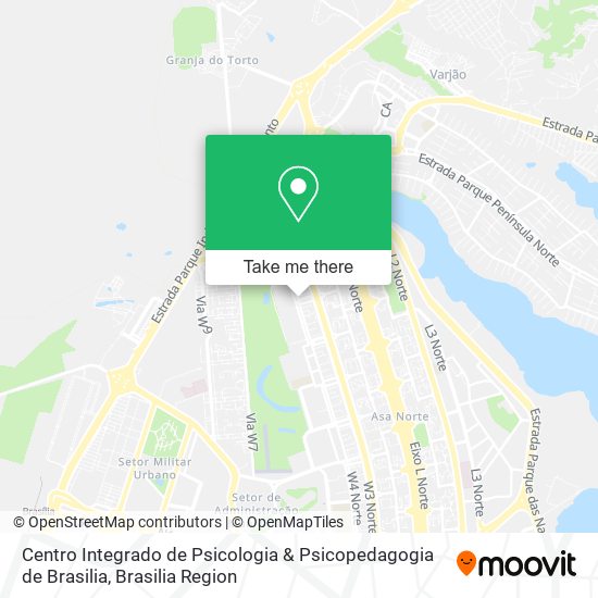 Centro Integrado de Psicologia & Psicopedagogia de Brasilia map