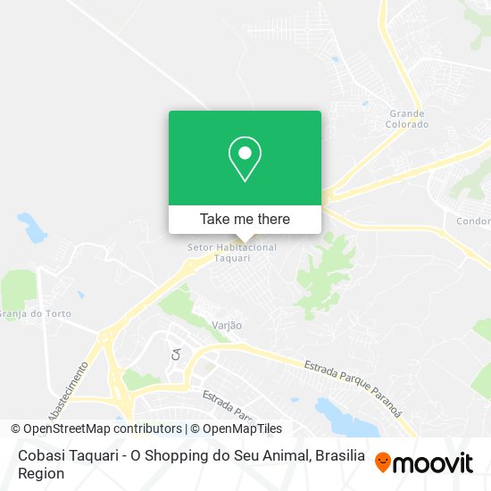 Cobasi Taquari - O Shopping do Seu Animal map