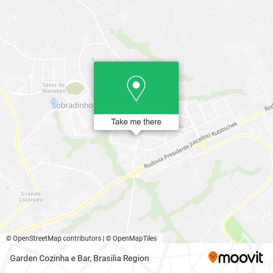 Garden Cozinha e Bar map
