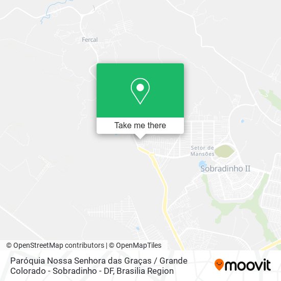 Paróquia Nossa Senhora das Graças / Grande Colorado - Sobradinho - DF map