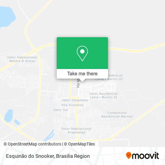 Esquinão do Snooker map