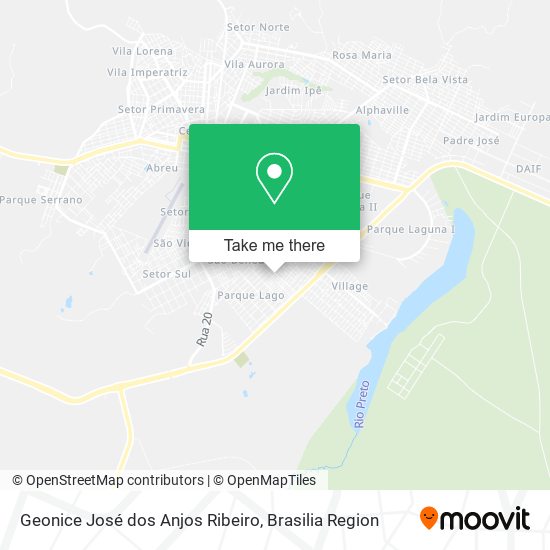 Geonice José dos Anjos Ribeiro map