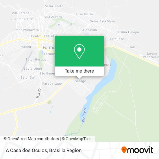A Casa dos Óculos map