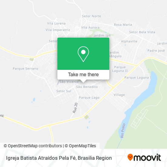 Igreja Batista Atraídos Pela Fé map