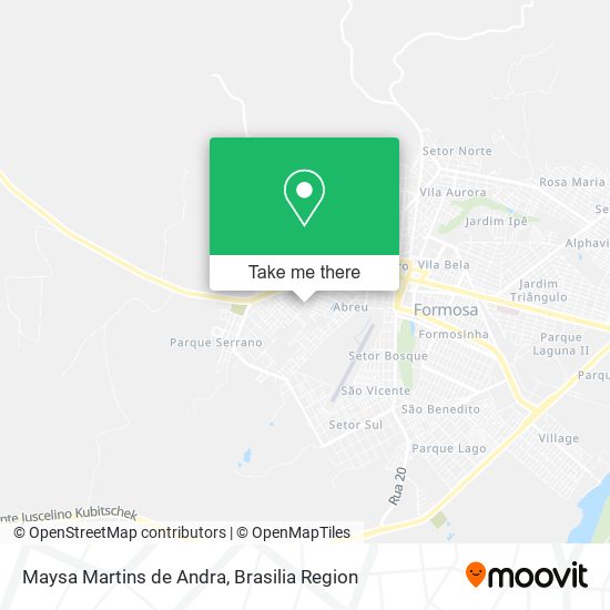 Maysa Martins de Andra map