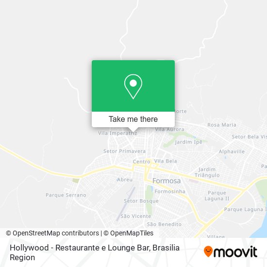 Hollywood - Restaurante e Lounge Bar map