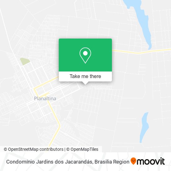 Condomínio Jardins dos Jacarandás map
