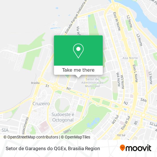 Setor de Garagens do QGEx map