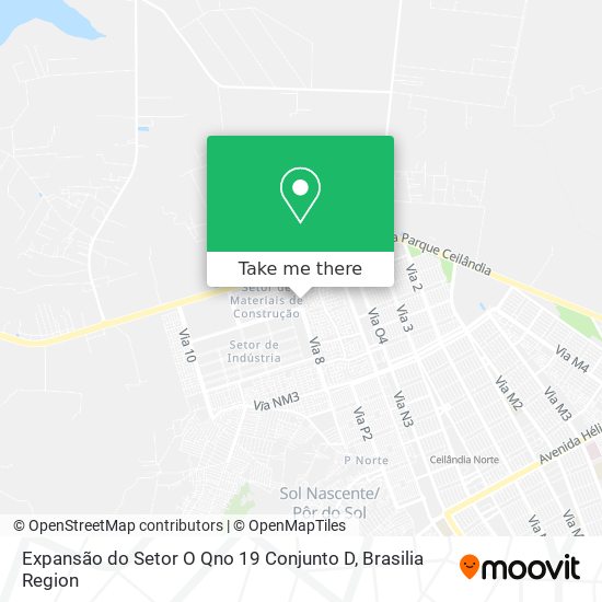Expansão do Setor O Qno 19 Conjunto D map