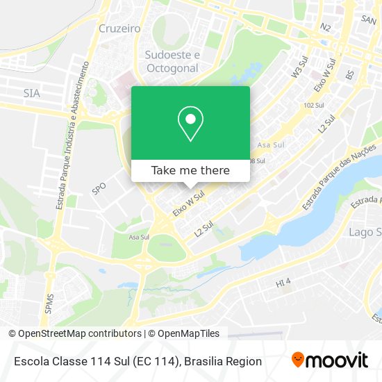 Escola Classe 114 Sul (EC 114) map