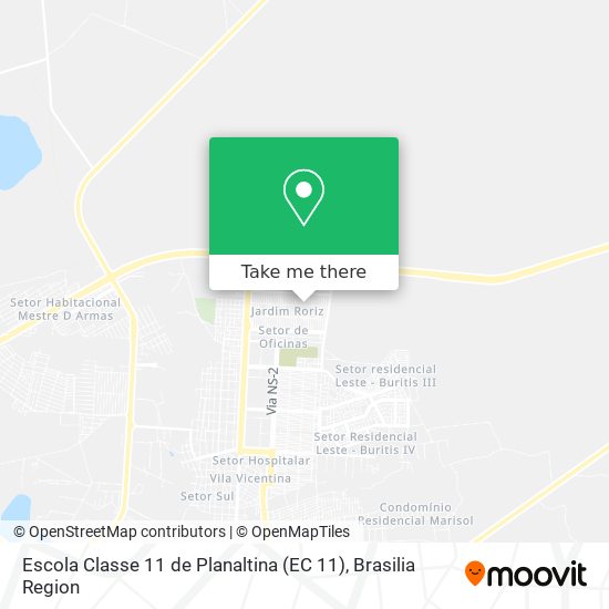 Escola Classe 11 de Planaltina (EC 11) map