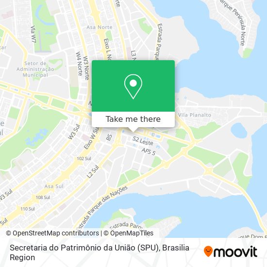 Mapa Secretaria do Patrimônio da União (SPU)