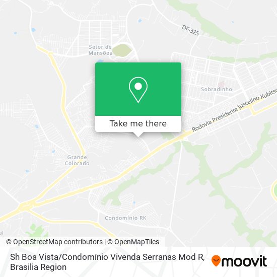 Sh Boa Vista / Condomínio Vivenda Serranas Mod R map