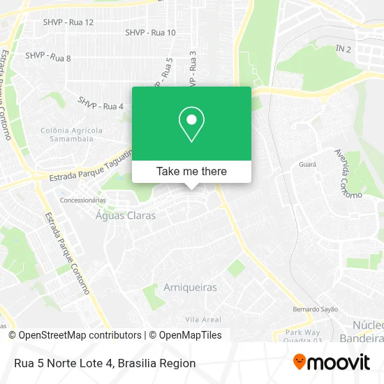 Rua 5 Norte Lote 4 map