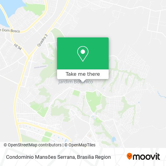 Condomínio Mansões Serrana map