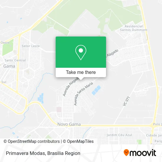 Primavera Modas map