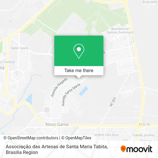 Associação das Artesas de Santa Maria Tabita map