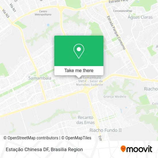 Estação Chinesa DF map