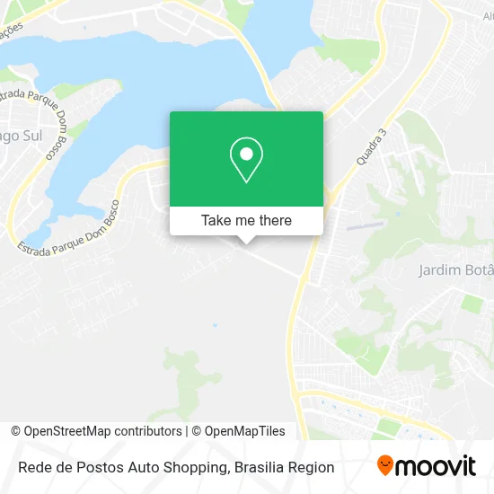 Rede de Postos Auto Shopping map