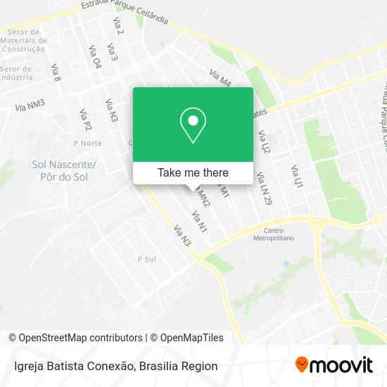 Igreja Batista Conexão map