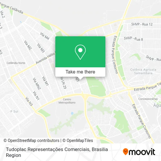 Tudoplac Representações Comerciais map