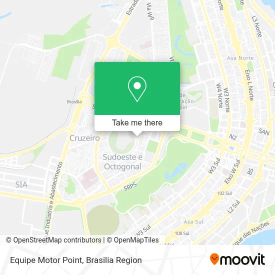 Equipe Motor Point map